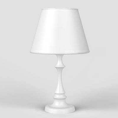 Modern White Table Lamp Unique Bedside Lamp