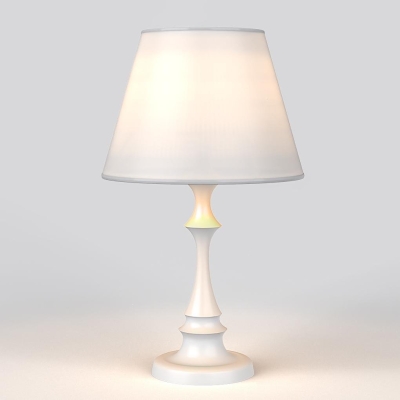Modern White Table Lamp Unique Bedside Lamp