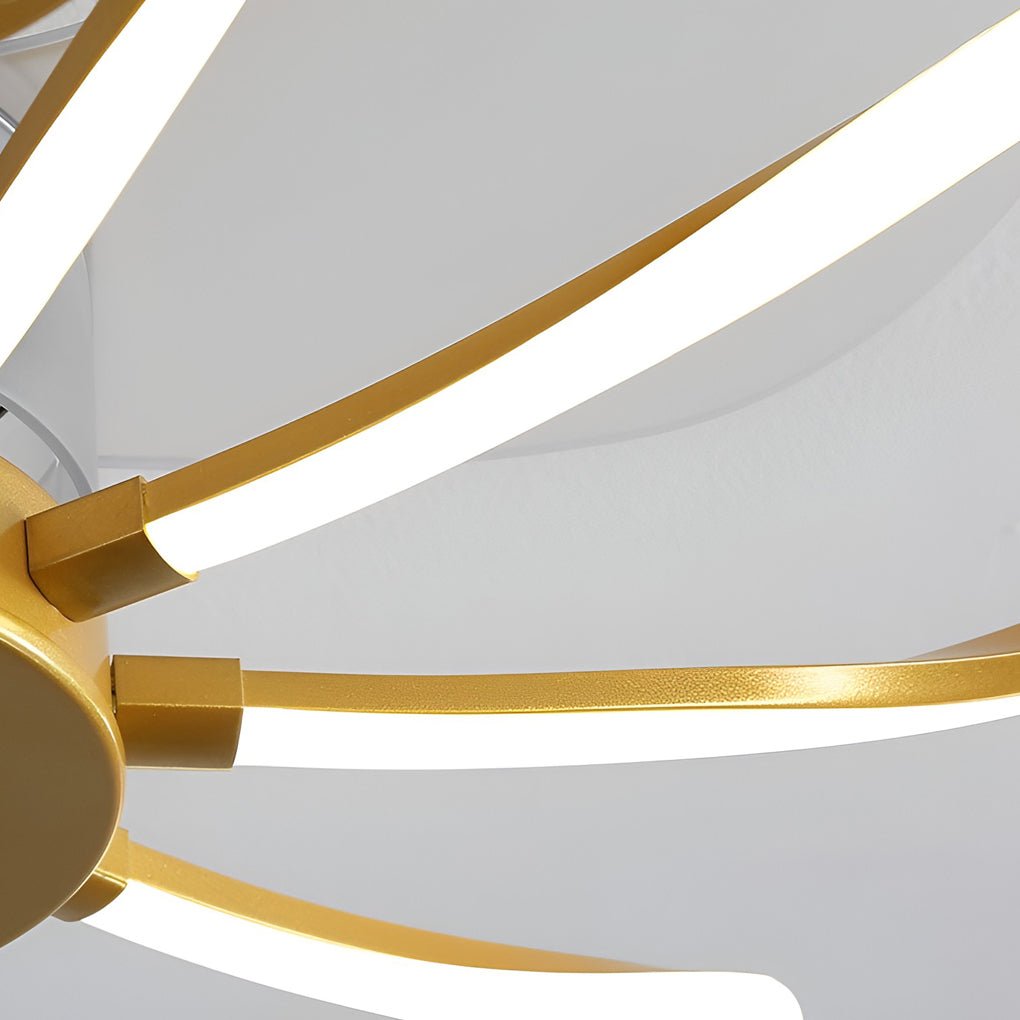 Flower Silent Forward and Reverse Nordic Inverter Ceiling Fans with Lights