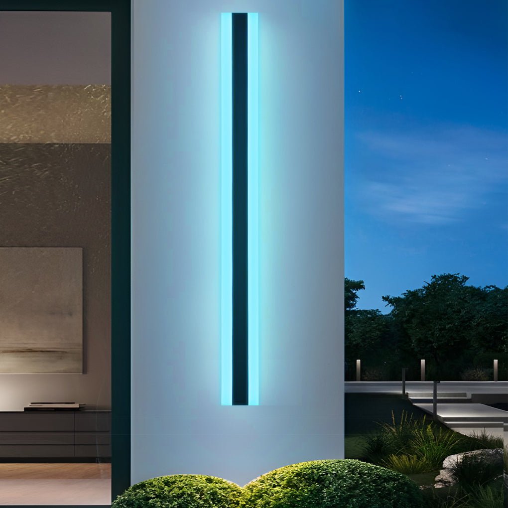 Appliques extérieures modernes multi de couleur imperméable de LED RVB de longue bande