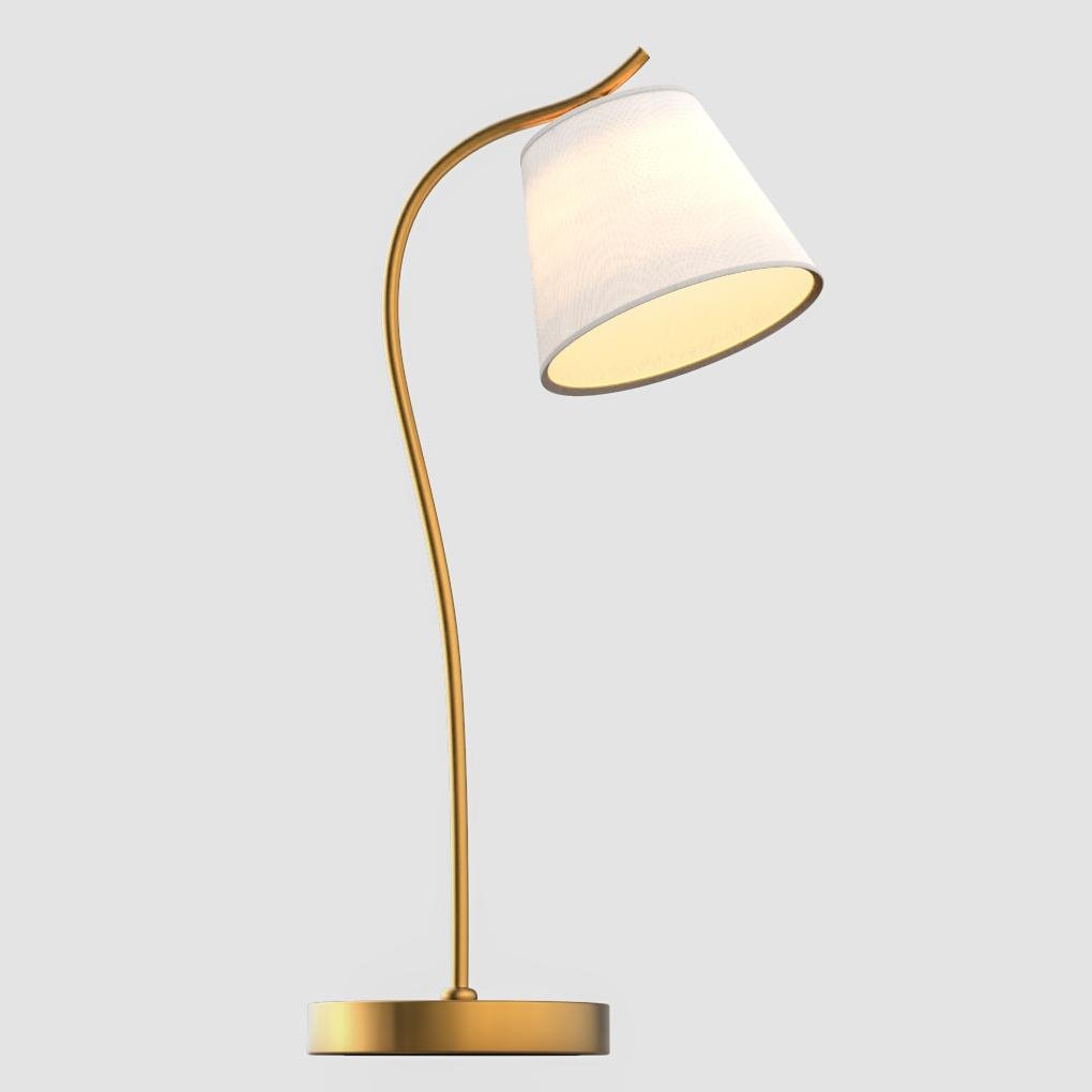 Mid-Century Modern Vintage Tischlampe aus Messing
