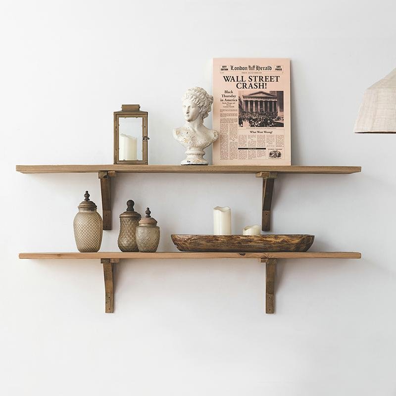 Étagère murale et présentoir en bois pour salon, chambre à coucher, bureau, cuisine