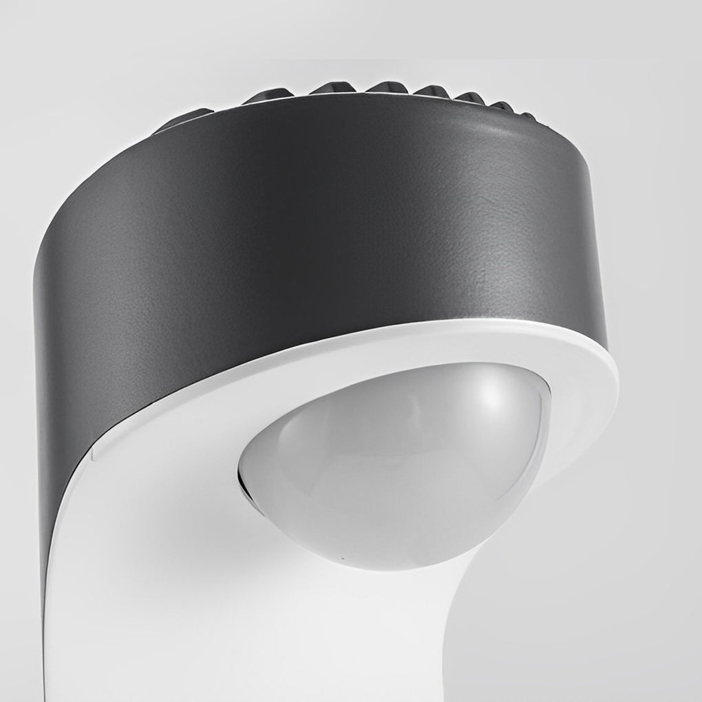 Kreative LED wasserdichte schwarze moderne Außenwandleuchte Außenleuchten