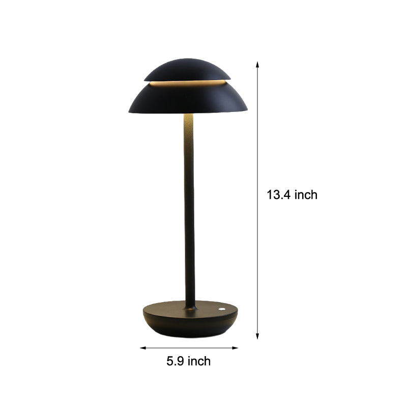 Lampes de table modernes à gradation continue USB, contrôle tactile champignon créatif