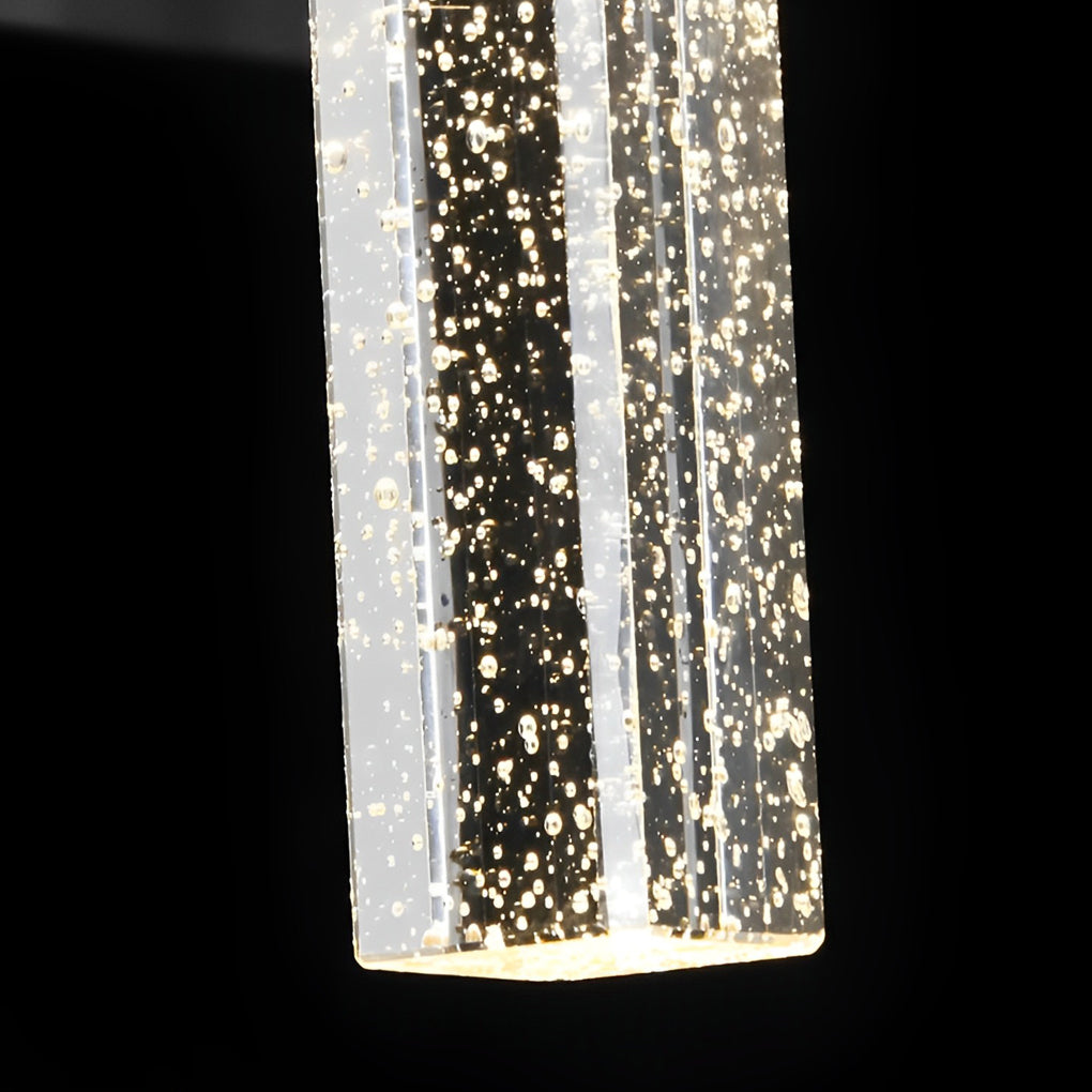 LED étanche 10W cristal noir moderne applique extérieure lumières extérieures