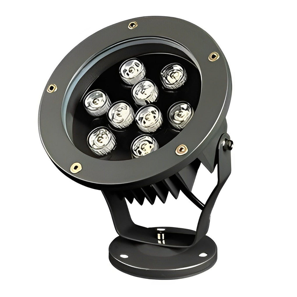 Runde wasserdichte moderne LED-Strahler für den Außenbereich, Baumstrahler, DC24V