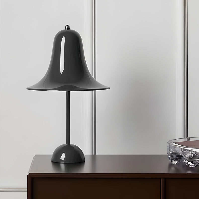 Creative Decor Hat Bell Three Step Dimming Nordic Table Lamp with US Plug