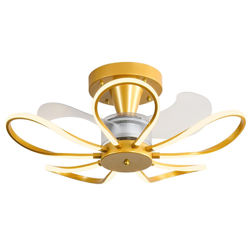 Flower Silent Forward and Reverse Nordic Inverter Ceiling Fans with Lights