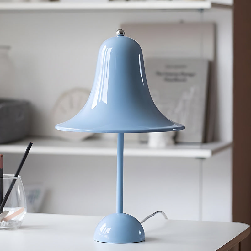 Creative Decor Hat Bell Three Step Dimming Nordic Table Lamp with US Plug
