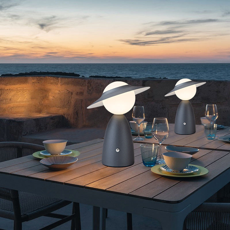 Lampes de Table à commande tactile, rechargeables par USB, à gradation continue, personnalité