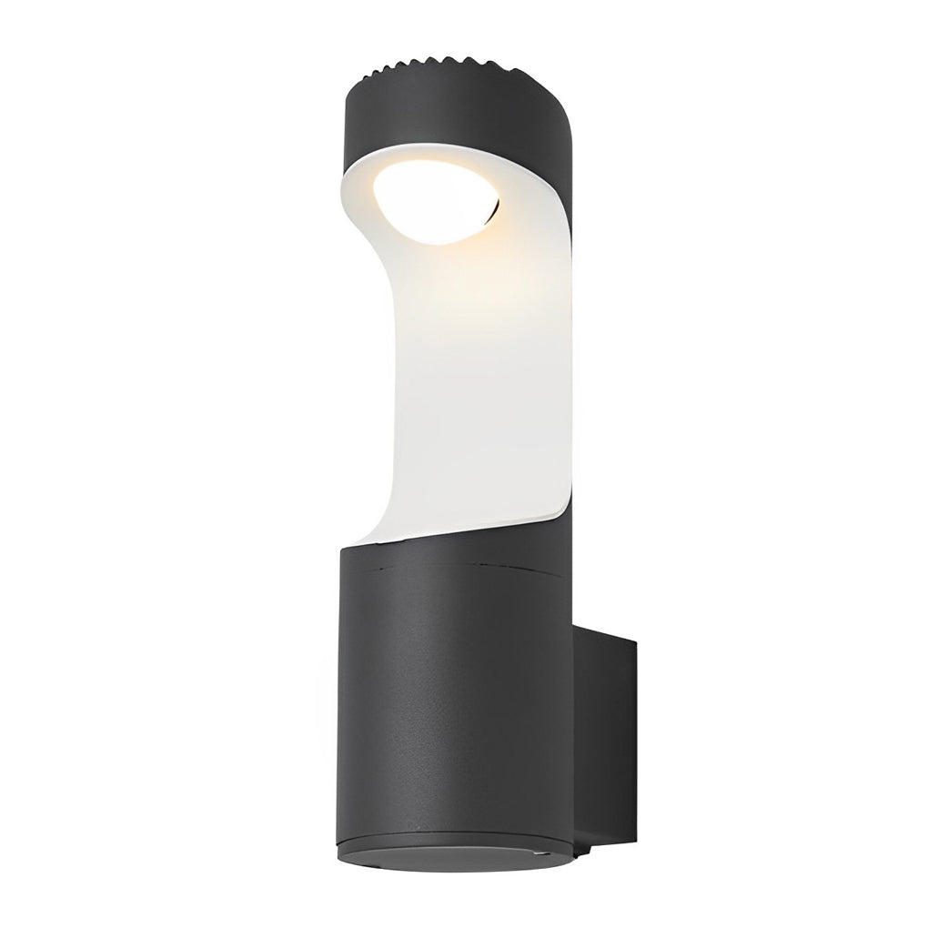 Kreative LED wasserdichte schwarze moderne Außenwandleuchte Außenleuchten