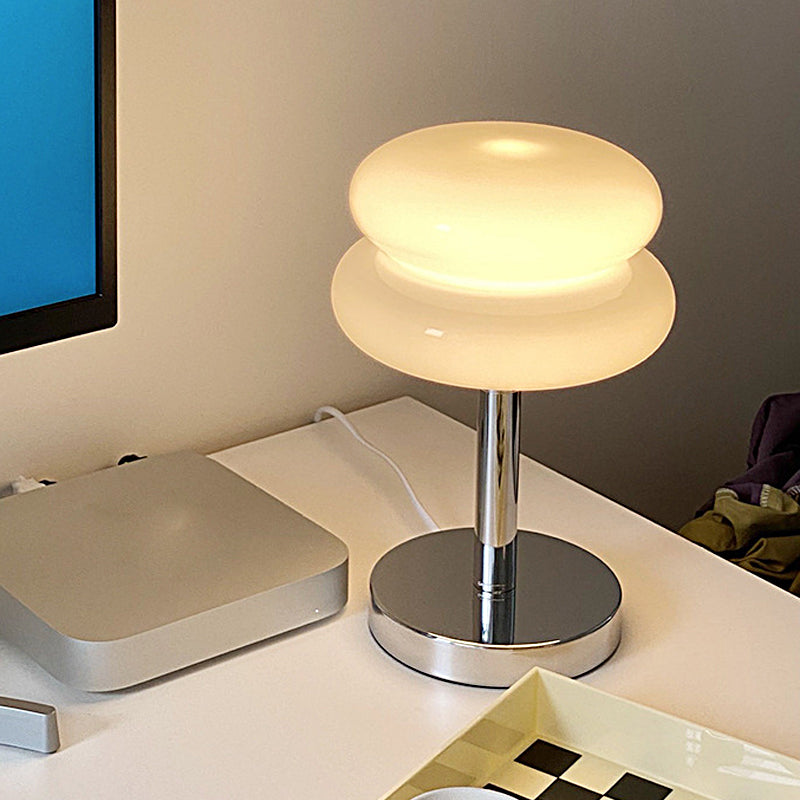 USB dickes Glas Burger kreative warmes Licht Dimmen moderne Tischlampe