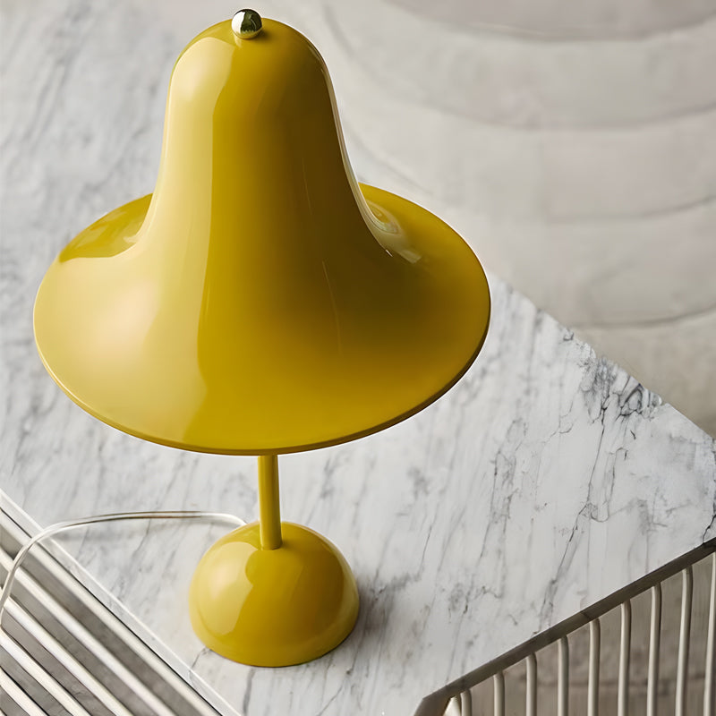 Creative Decor Hat Bell Three Step Dimming Nordic Table Lamp with US Plug