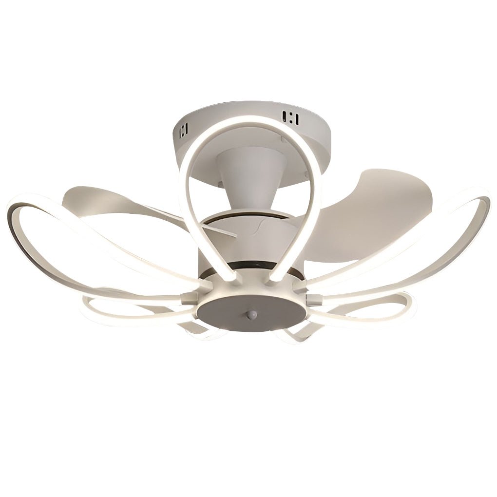 Flower Silent Forward and Reverse Nordic Inverter Ceiling Fans with Lights