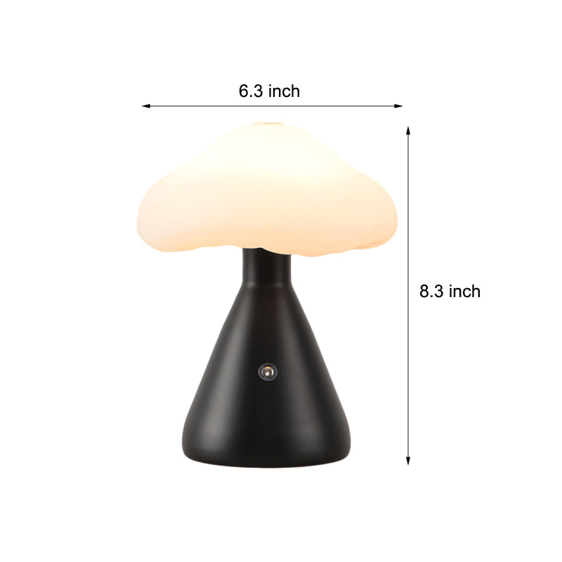 Niedliche Pilz-Touch-Control-dimmbare LED-USB-moderne Nachttischlampen