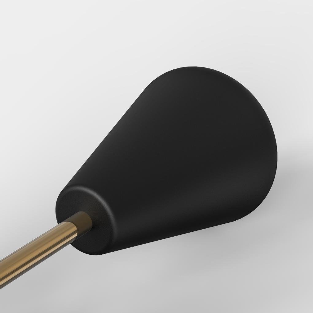 Kerzenhalter mit schwarzem Finish