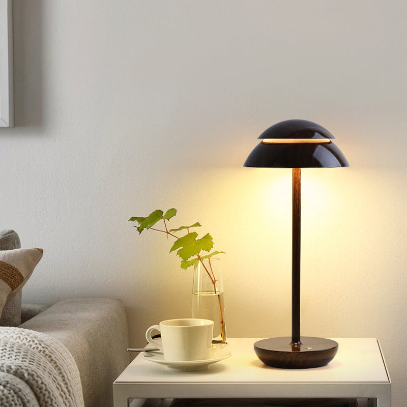 Lampes de table modernes à gradation continue USB, contrôle tactile champignon créatif
