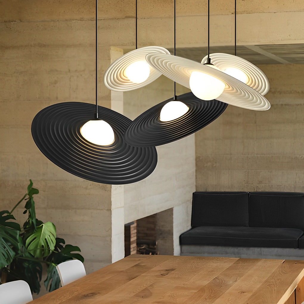 Runder, kreativer LED-Kronleuchter mit modernem Design für die Küche