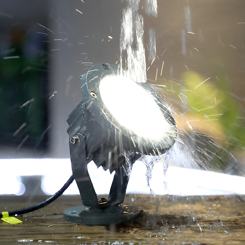 Runde wasserdichte moderne LED-Strahler für den Außenbereich, Baumstrahler, DC24V