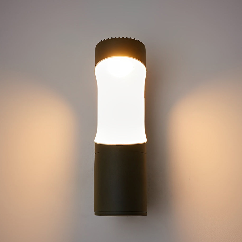 Kreative LED wasserdichte schwarze moderne Außenwandleuchte Außenleuchten