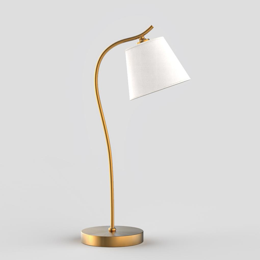 Mid-Century Modern Vintage Tischlampe aus Messing