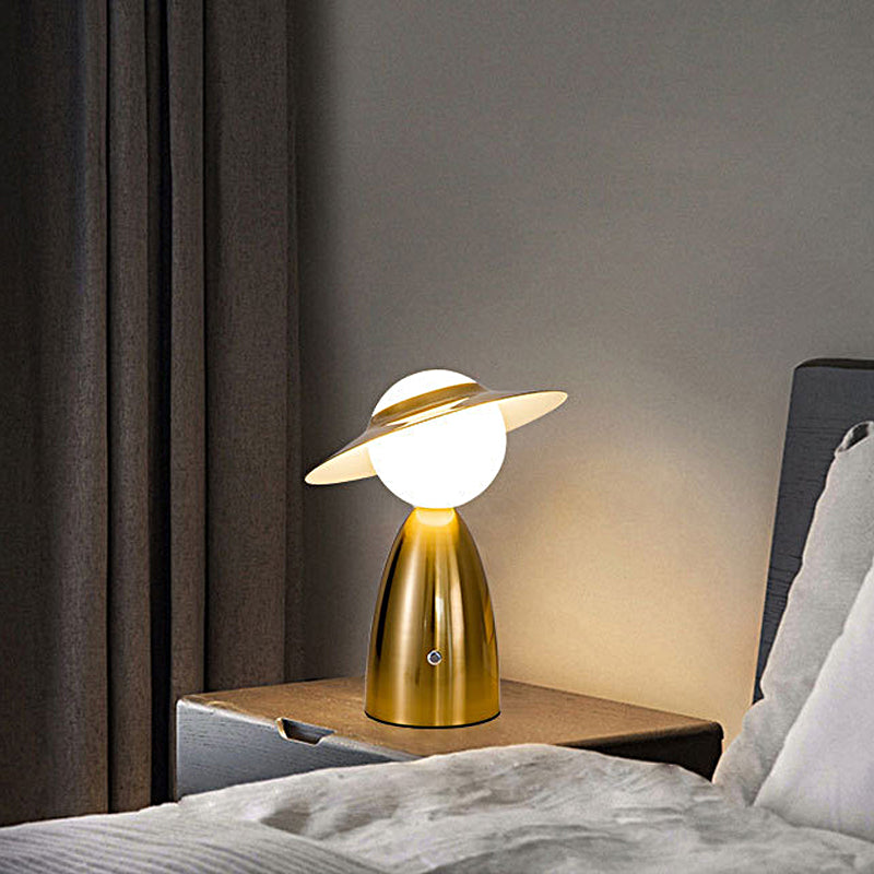 Lampes de Table à commande tactile, rechargeables par USB, à gradation continue, personnalité