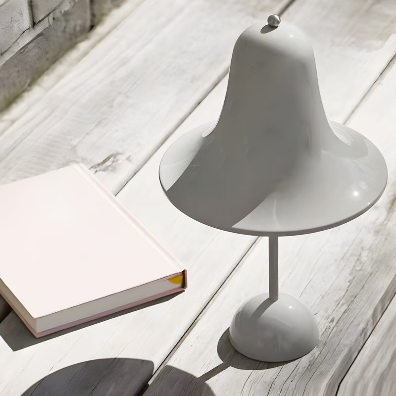 Creative Decor Hat Bell Three Step Dimming Nordic Table Lamp with US Plug