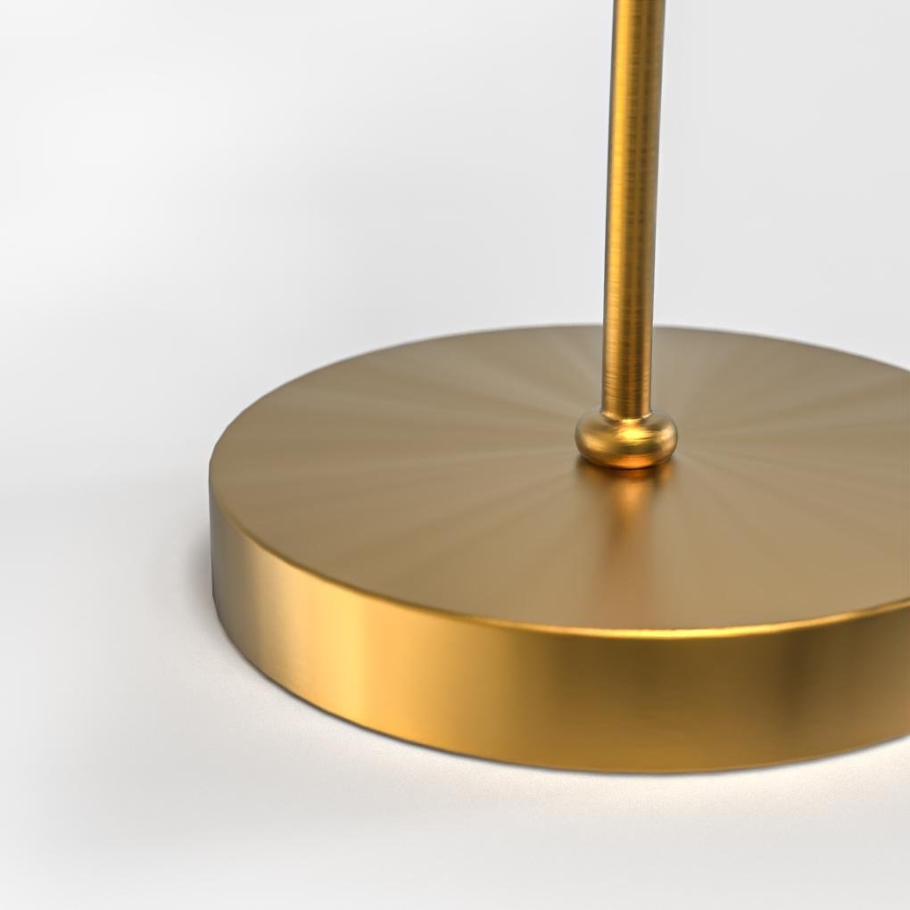 Mid-Century Modern Vintage Tischlampe aus Messing