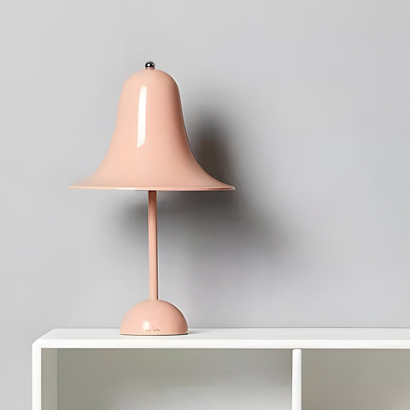 Creative Decor Hat Bell Three Step Dimming Nordic Table Lamp with US Plug