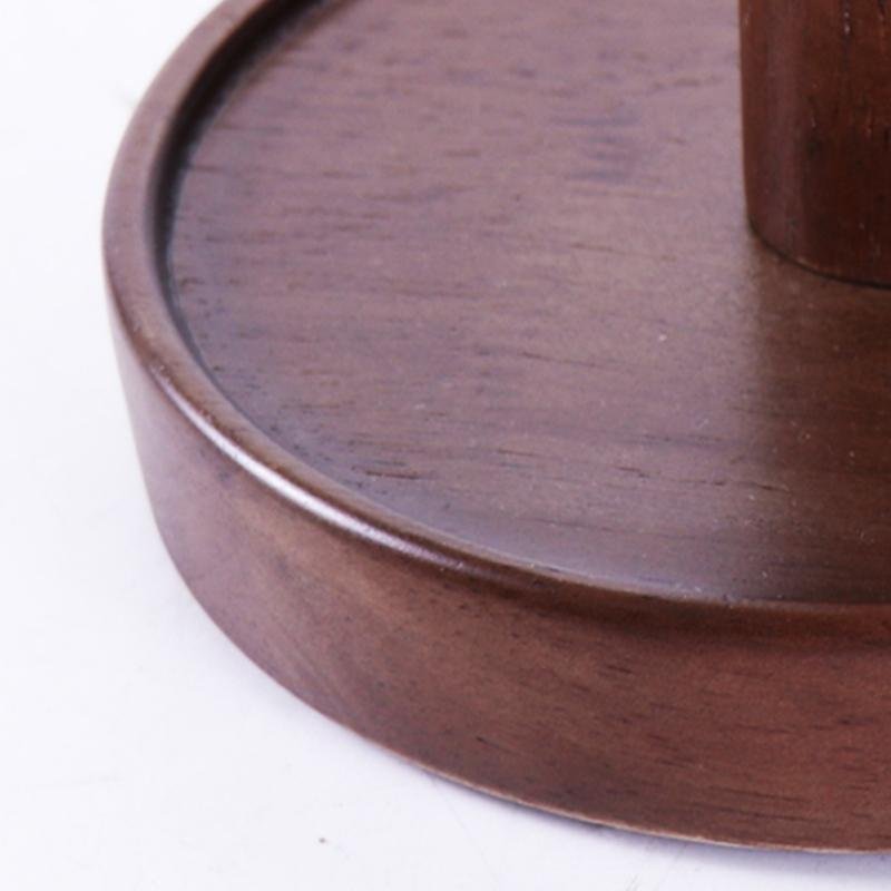 LED Base en bois de caoutchouc veilleuse lampes de Table lampes de bureau lampes de chevet