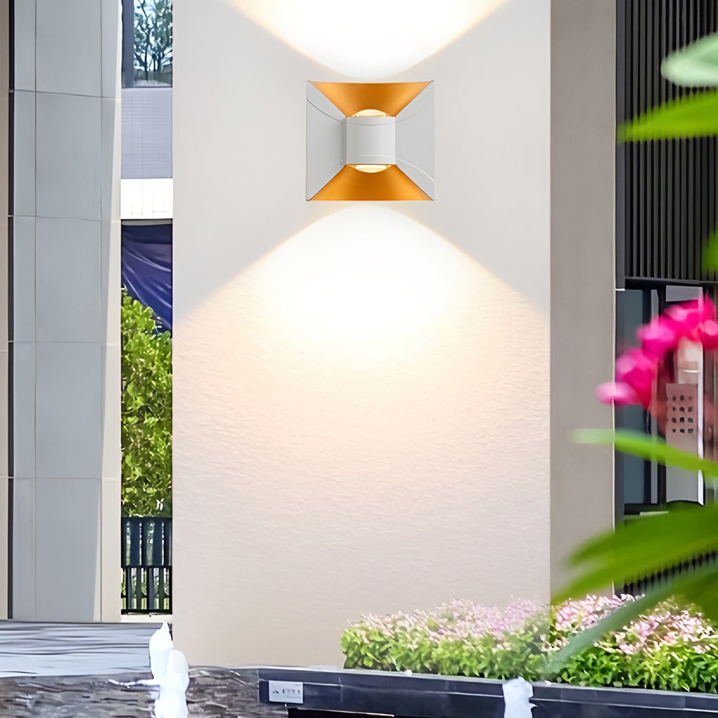 Quadratische Auf- und Ab-Leuchten, 6 W, LED, wasserdicht, moderne Außenleuchten