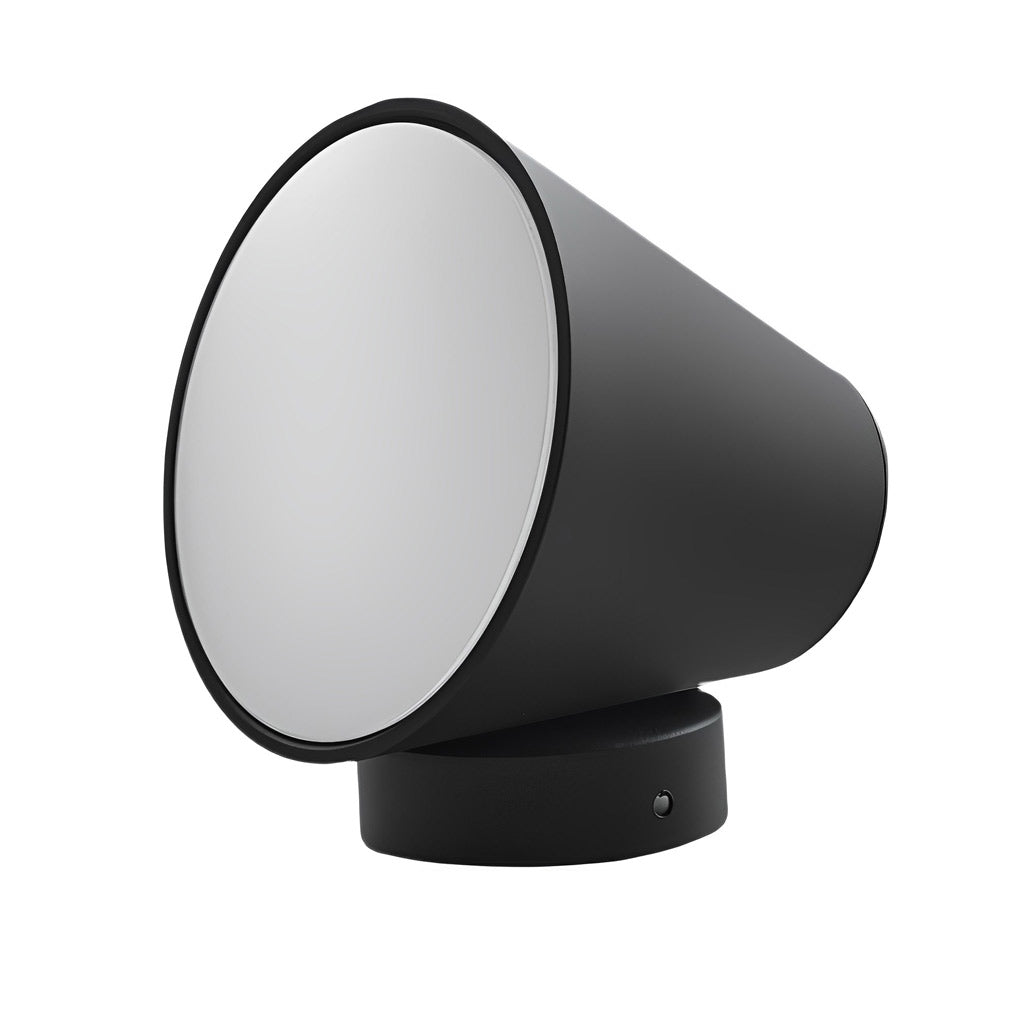 Forme de cône LED étanche noir moderne applique extérieure lumières extérieures