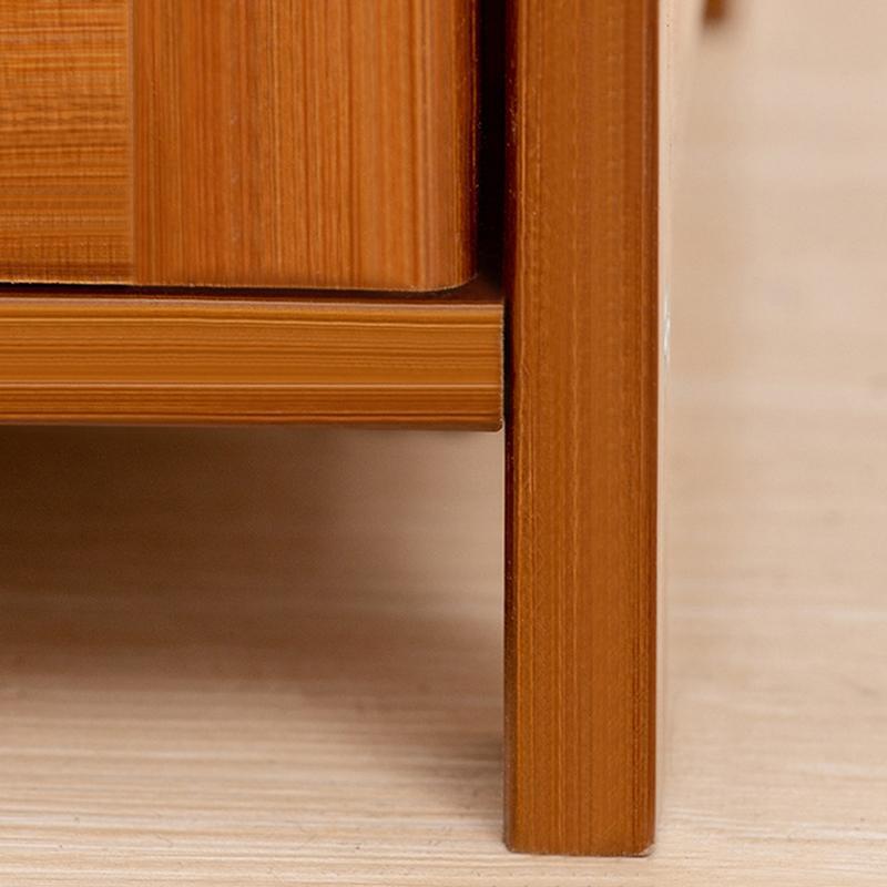 Rectangular Wood Display Storage Cabinets with Multi-Layer Storage
