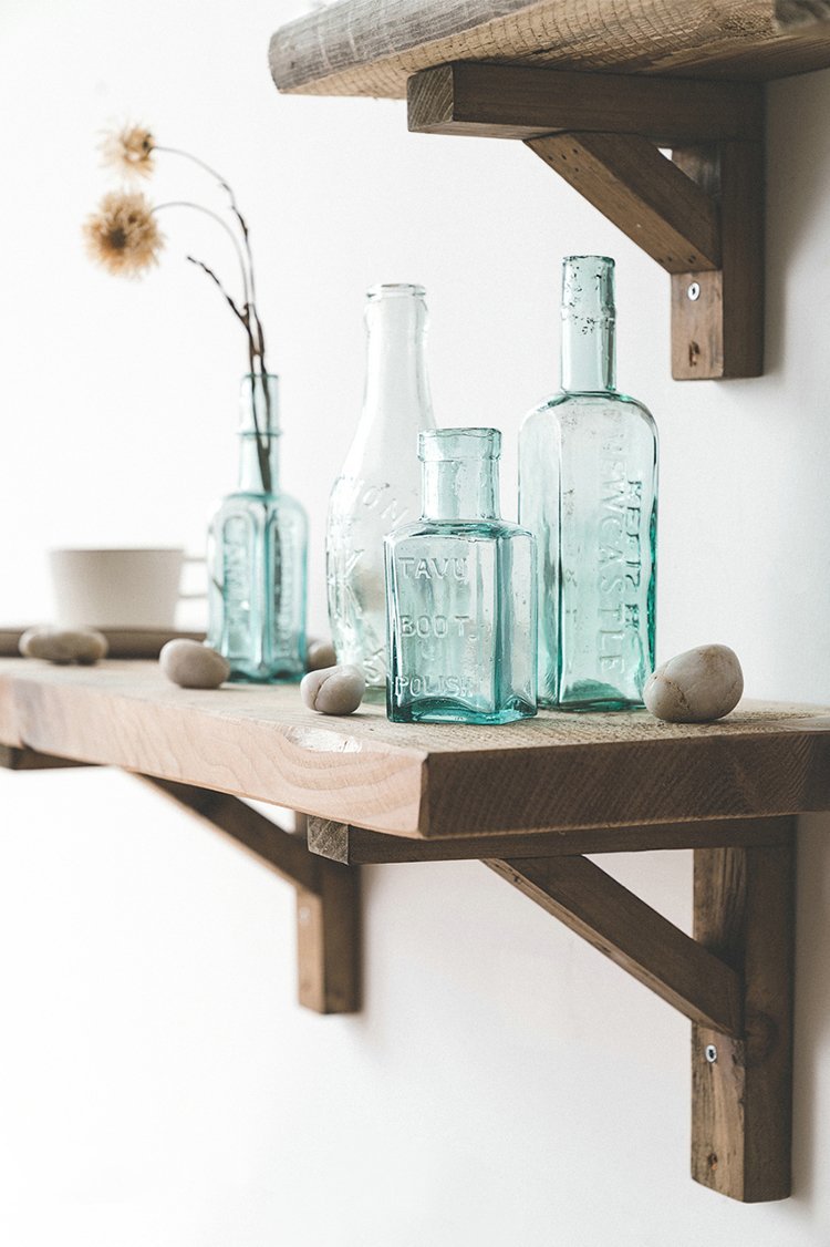 Étagère murale et présentoir en bois pour salon, chambre à coucher, bureau, cuisine