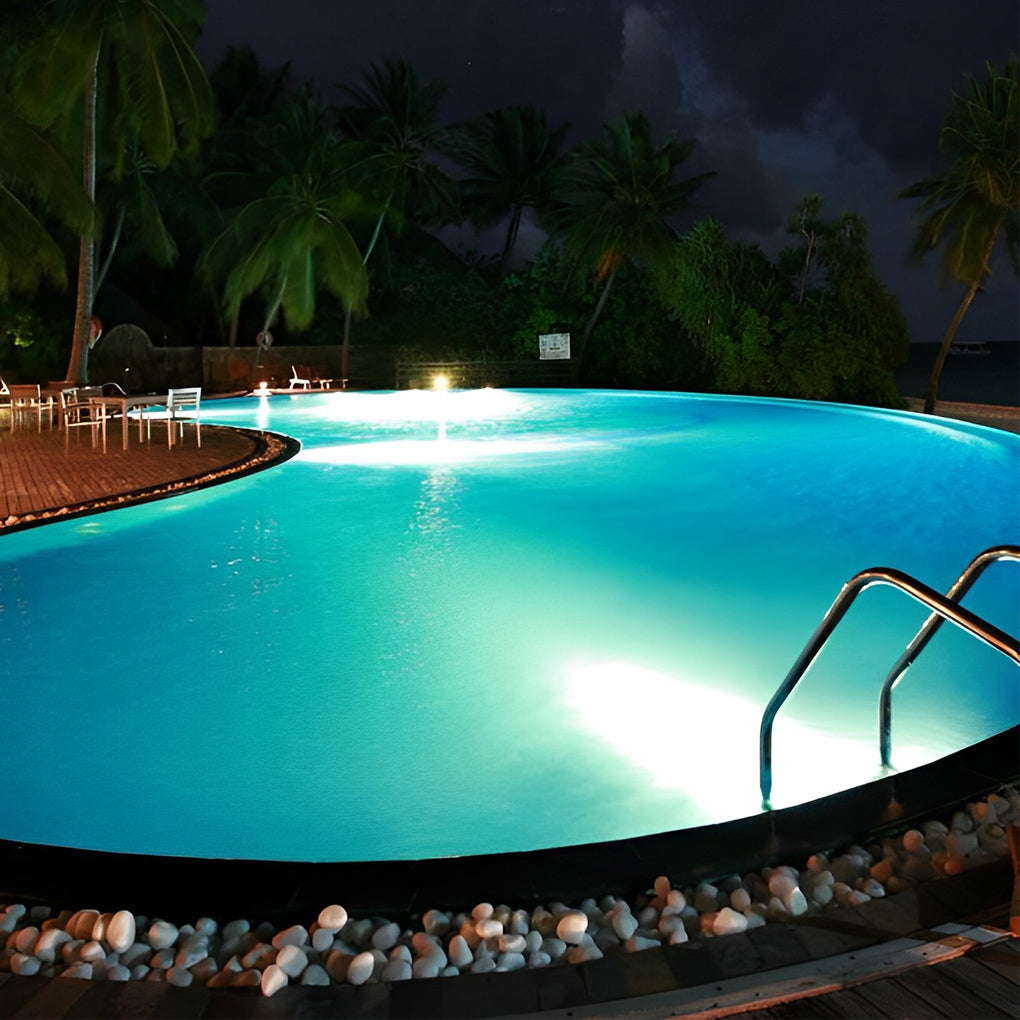 AC12V Wasserdicht IP68 LED Runde Moderne Unterwasser Pool Lichter Spot Licht