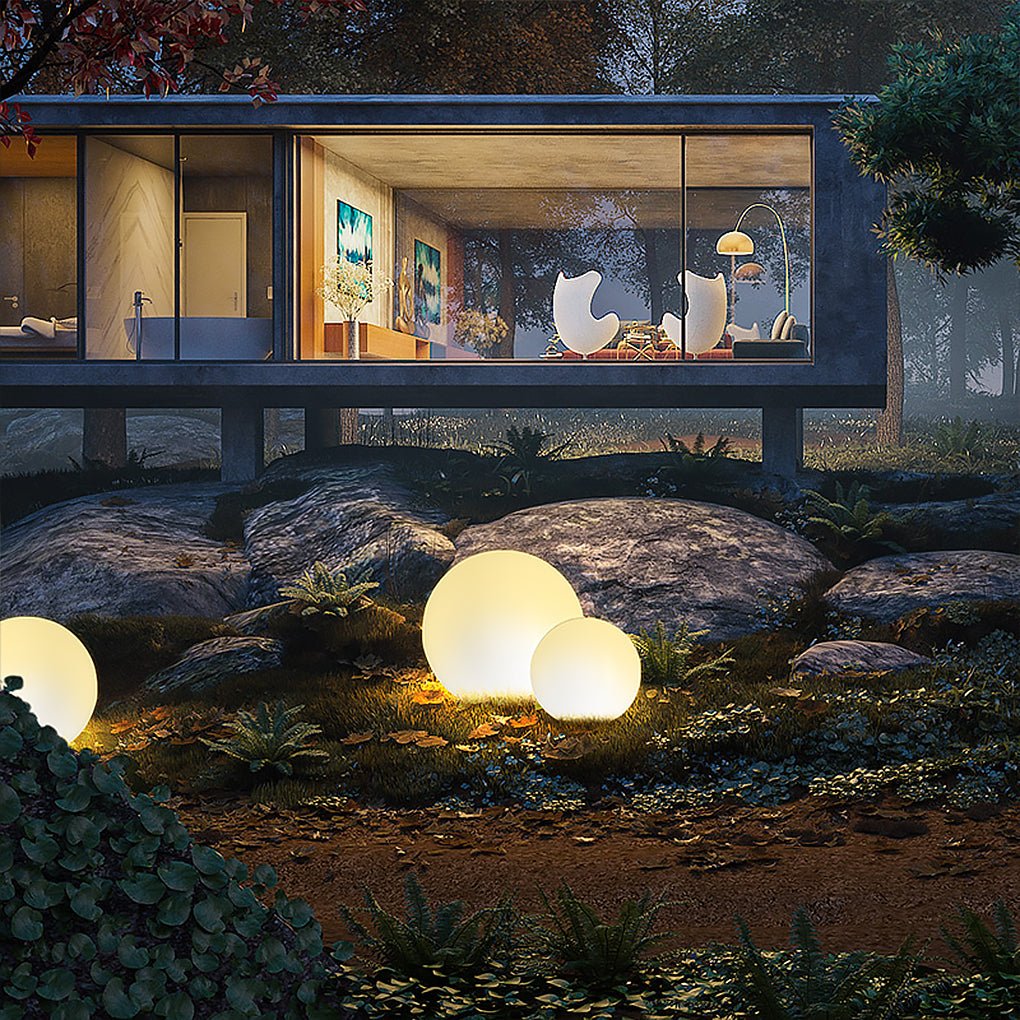 Éclairage extérieur moderne imperméable de paysage de lumières de LED en forme de lune