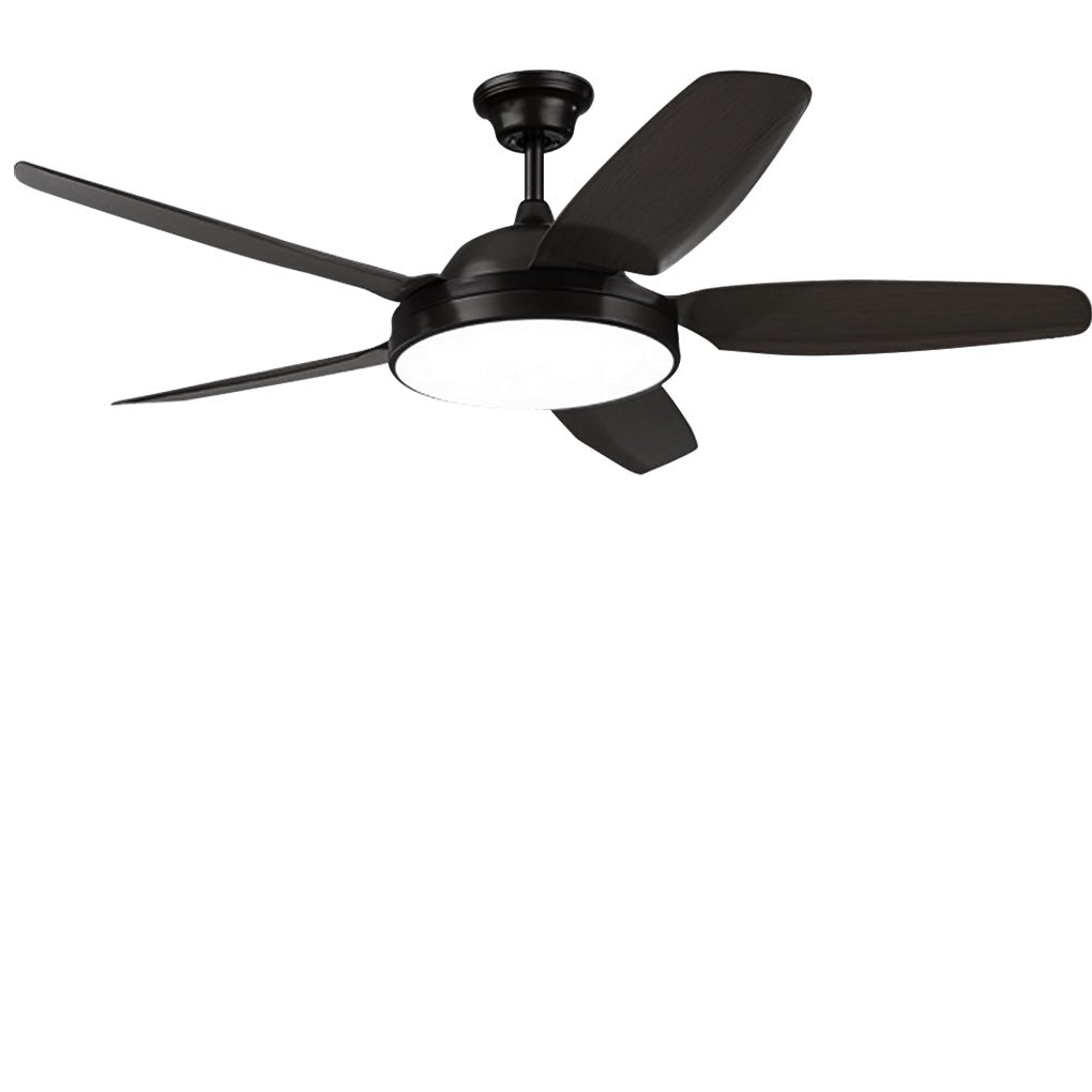 Lumière de ventilateur de plafond Led à lames en bois, 52 pouces, fréquence Variable, gradation, télécommande