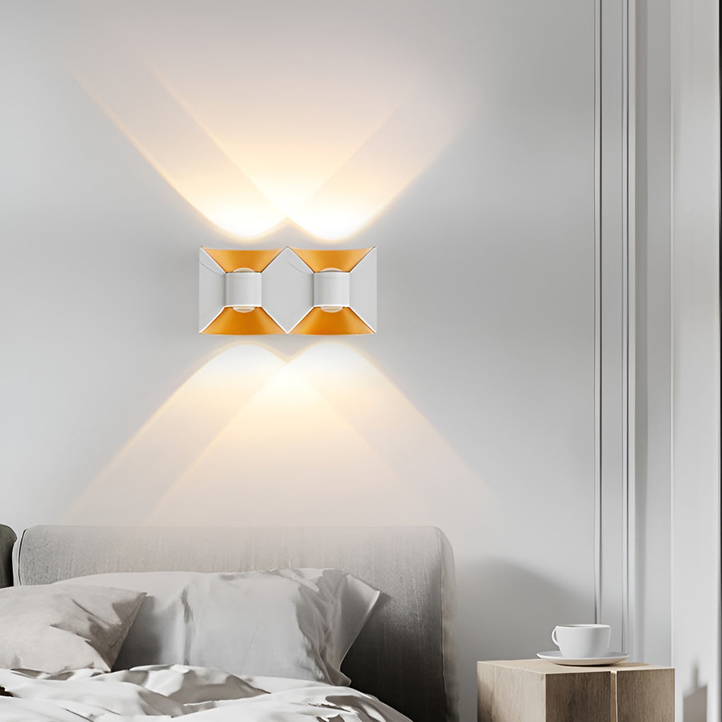 Quadratische Auf- und Ab-Leuchten, 6 W, LED, wasserdicht, moderne Außenleuchten