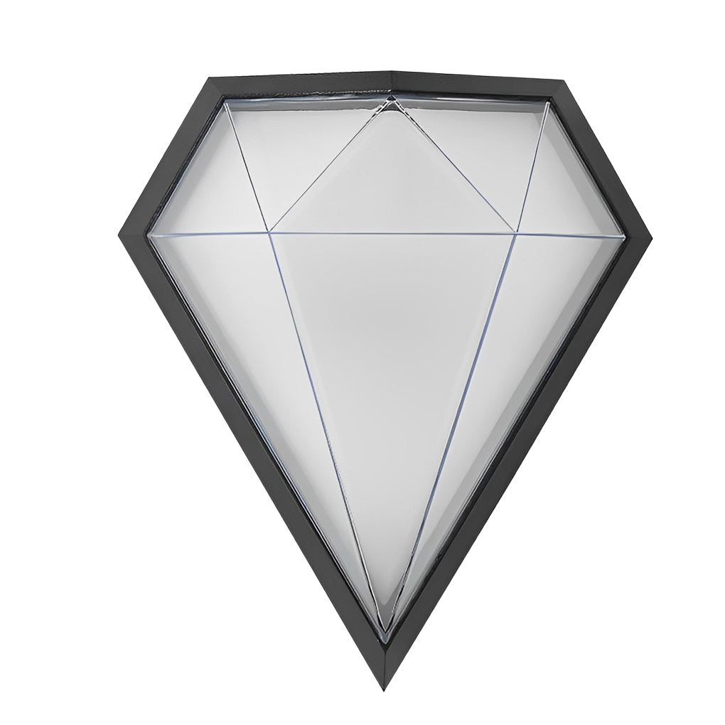 Kreative geometrische LED wasserdichte schwarze moderne Wandleuchte Außenleuchten