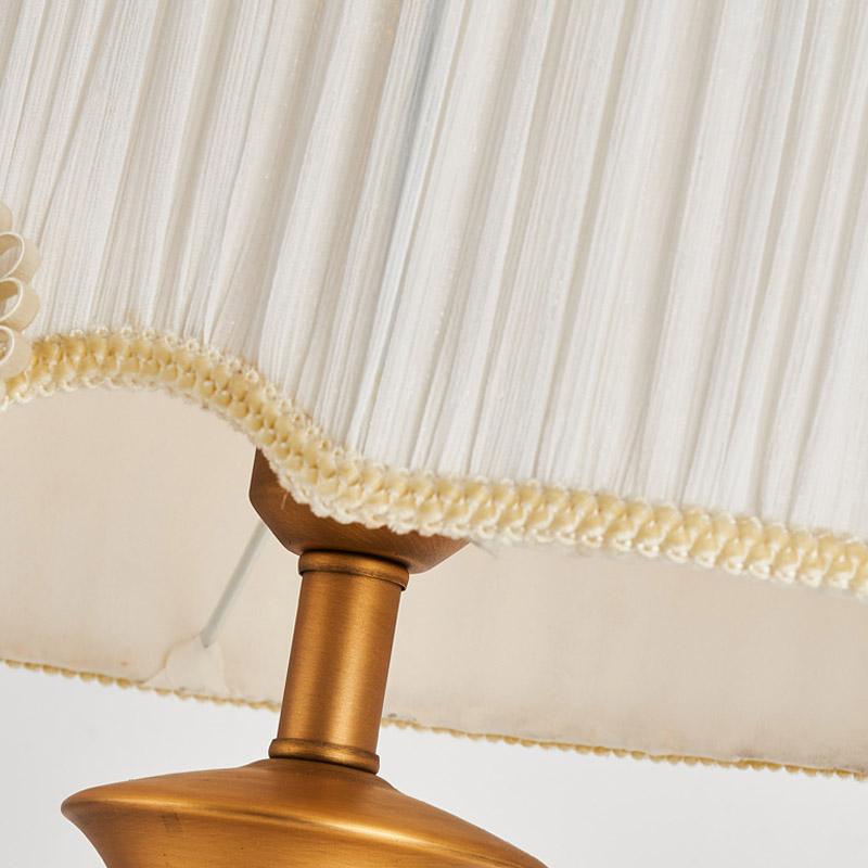 White Farmhouse Conch Shell Shaped Glass Bedside Table Lamps