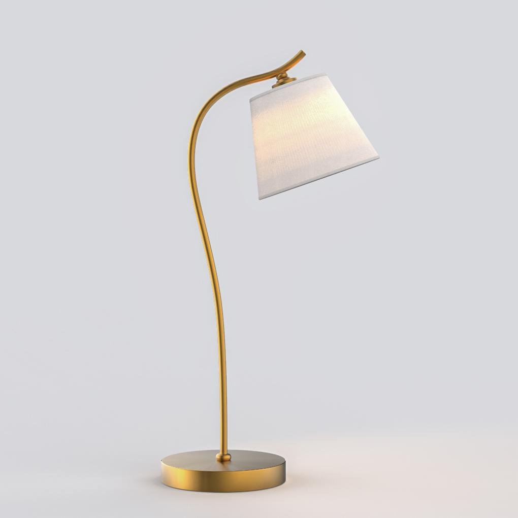 Mid-Century Modern Vintage Tischlampe aus Messing