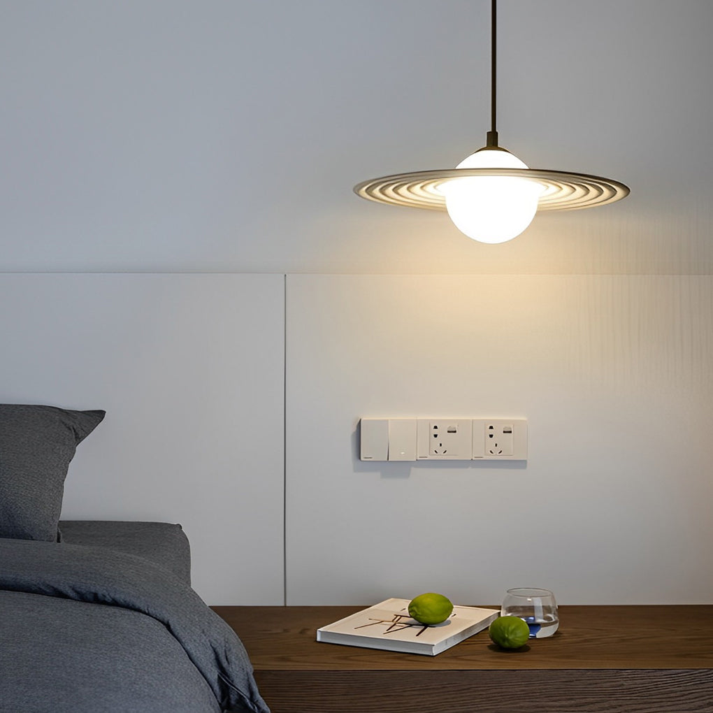 Runder, kreativer LED-Kronleuchter mit modernem Design für die Küche