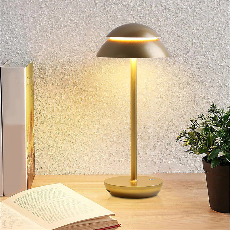 Lampes de table modernes à gradation continue USB, contrôle tactile champignon créatif
