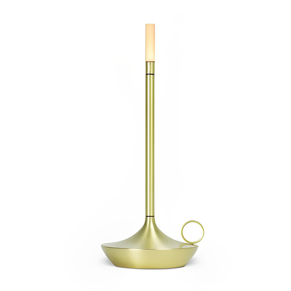 Lampes de table portatives rechargeables par USB à variateur LED de style européen