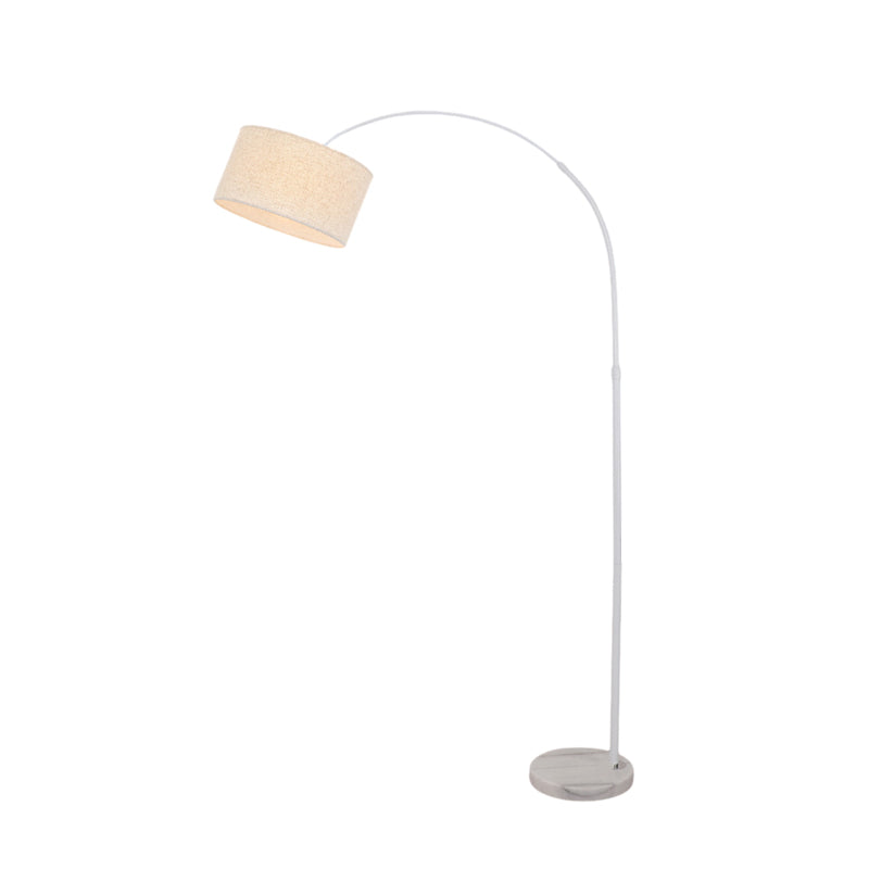 Lampadaire Arc moderne avec interrupteur à bouton-poussoir créatif et réglable Simple