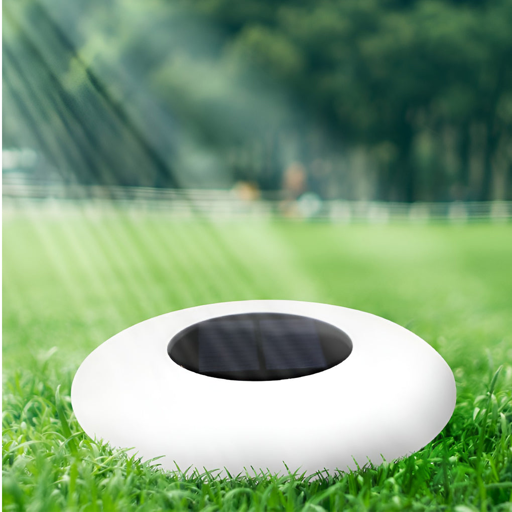 Runde bunte RGB-LED-wasserdichte, moderne Solar-Außenleuchten, Poolleuchten