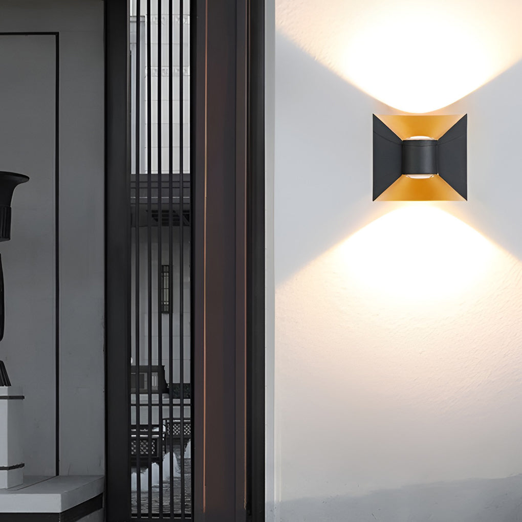 Quadratische Auf- und Ab-Leuchten, 6 W, LED, wasserdicht, moderne Außenleuchten