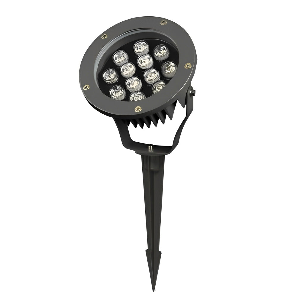 Runde wasserdichte moderne LED-Strahler für den Außenbereich, Baumstrahler, DC24V
