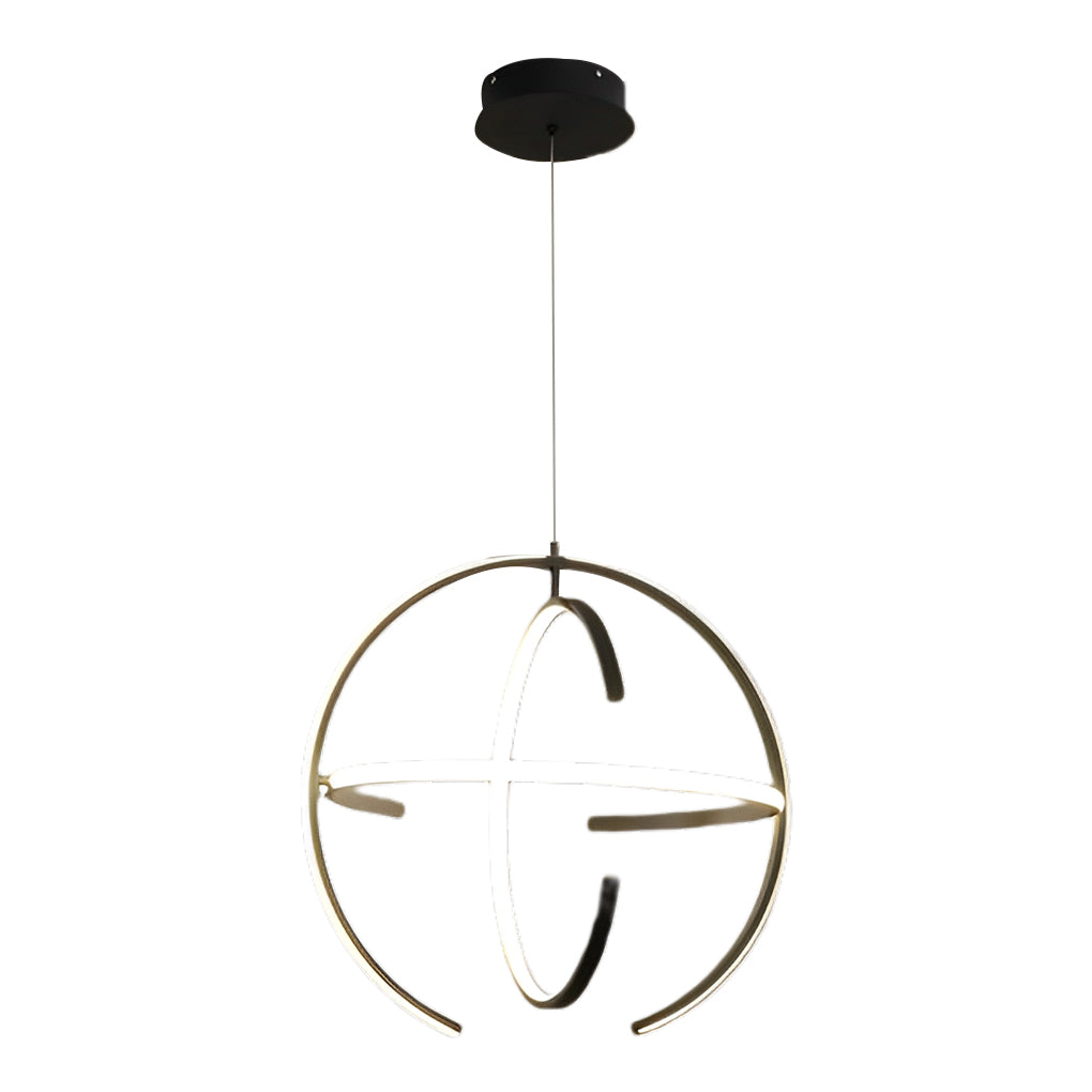Kreative verstellbare Ring-LED-Nordic-Kronleuchter-Küchen-Pendelleuchte