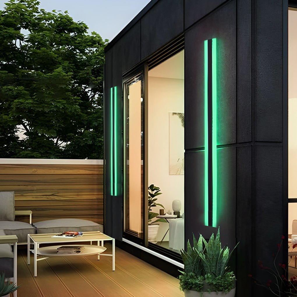 Appliques extérieures modernes multi de couleur imperméable de LED RVB de longue bande